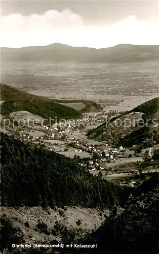 AK / Ansichtskarte 73812013 Glottertal_Schwarzwald mit Kaiserstuhl 