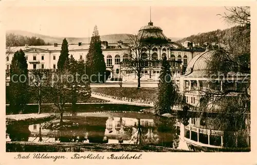 AK / Ansichtskarte 73812023 Bad_Wildungen Fuerstliches Badehotel Bad_Wildungen