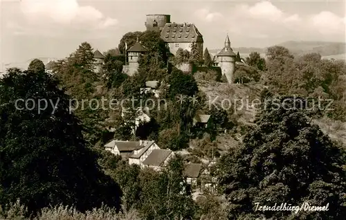 AK / Ansichtskarte 73812089 Trendelburg_Diemel Schlossblick 