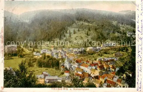 AK / Ansichtskarte 73812182 Triberg Blick vom Kaiserfelsen Triberg