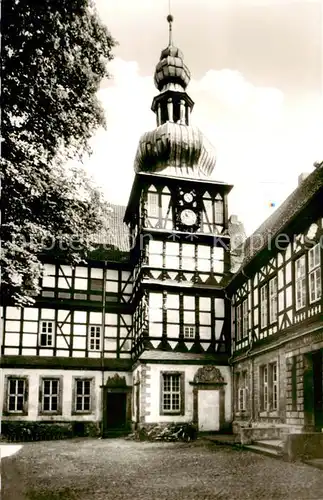 AK / Ansichtskarte 73812333 Herzberg_Harz Schlosshof Herzberg Harz