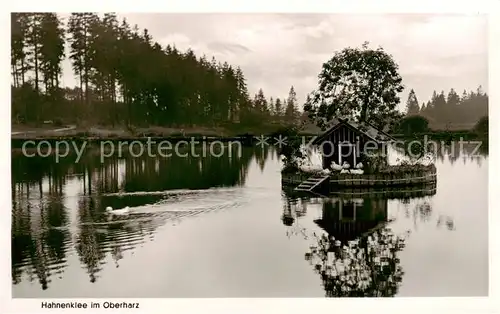 AK / Ansichtskarte 73812376 Hahnenklee-Bockswiese_Harz Partie am Wasser Hahnenklee-Bockswiese