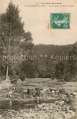 AK / Ansichtskarte St Leonard des Bois_72_Sarthe Le Chapelet du Moulin Neuf 