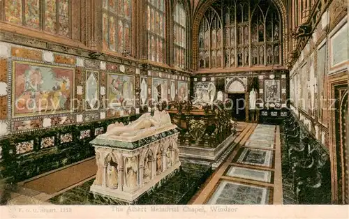 AK / Ansichtskarte 73812586 Windsor__Castle_London_UK The Albert Memorial Chapel 