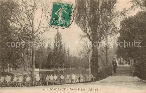 AK / Ansichtskarte Bordeaux_33 Jardin Public 