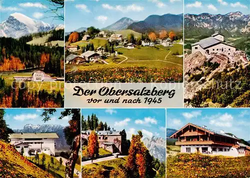 AK / Ansichtskarte 73812842 Obersalzberg_Berchtesgaden Hitlerhaus Obersalzberg vor 1933 Kehlsteinhaus Ruine Hitlerhaus Goeringhaus 