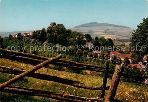 AK / Ansichtskarte 73812961 Trendelburg_Diemel Burghotel und Gaestehaus Panorama 