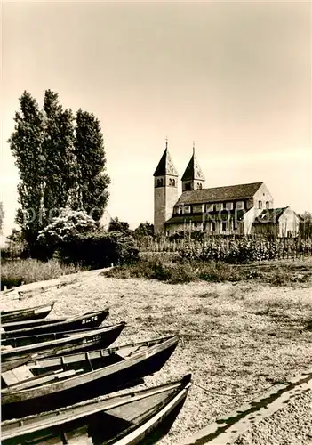 AK / Ansichtskarte 73812999 Niederzell_Reichenau St. Peter und Paul Kirche erbaut ca. 1100 Niederzell Reichenau