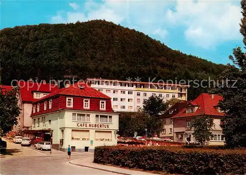 AK / Ansichtskarte 73813084 Reinhardshausen Sanatorium Reinhardsquelle Café Hubertus Reinhardshausen