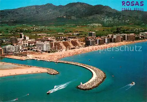 AK / Ansichtskarte 73813252 Rosas_Costa_Brava_Cataluna_ES Vista aerea de Santa Margarita y Salata 