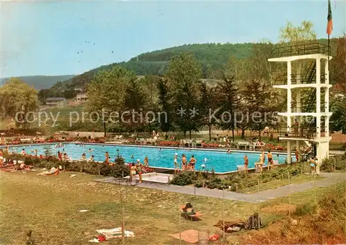 AK / Ansichtskarte 73813489 Hoechst_Odenwald Schwimmbad Hoechst_Odenwald