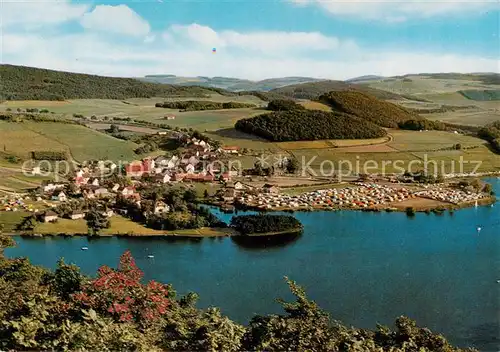 AK / Ansichtskarte 73813519 Heringhausen_Waldeck Fliegeraufnahme mit Diemelsee Heringhausen Waldeck