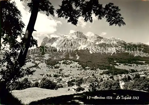 AK / Ansichtskarte 73813554 Cortina_d_Ampezzo_IT Le Tofane 