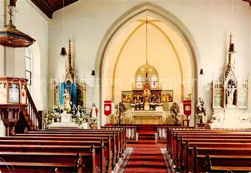 AK / Ansichtskarte 73813579 Herrenwies_Forbach St Antonius Kirche Inneres 