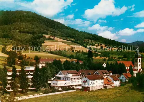 AK / Ansichtskarte 73813732 Nordrach Panorama mit Kurhaus Nordrach