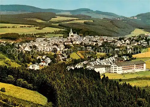 AK / Ansichtskarte 73813963 Winterberg_Hochsauerland Fliegeraufnahme mit Gaststaette Kahler Asten Winterberg_Hochsauerland