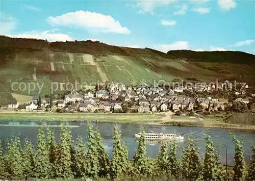 AK / Ansichtskarte 73813978 Burg_Mosel Panorama Burg_Mosel