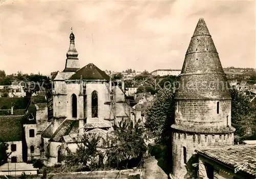 AK / Ansichtskarte Sarlat en Perigord_24_Dordogne Abside de la Cathedrale et la lanterne des morts 