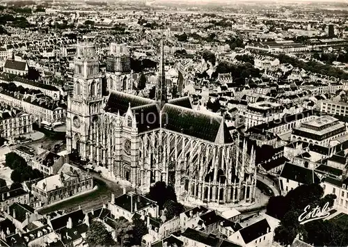 AK / Ansichtskarte Orleans_45_Loiret La Cathedrale Sainte Croix Vue aerienne 