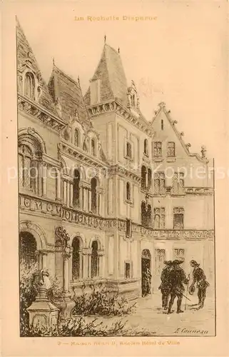 AK / Ansichtskarte La_Rochelle_17 Maison Henri II ancien Hotel de Ville Peinture Kuenstlerkarte 