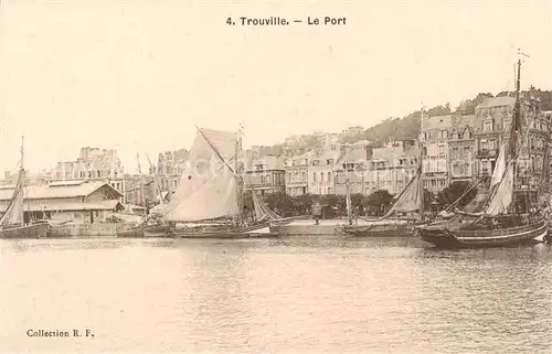 AK / Ansichtskarte Trouville sur Mer Le port Trouville sur Mer