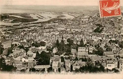 AK / Ansichtskarte Honfleur Vue generale prise du Mont Joli Honfleur