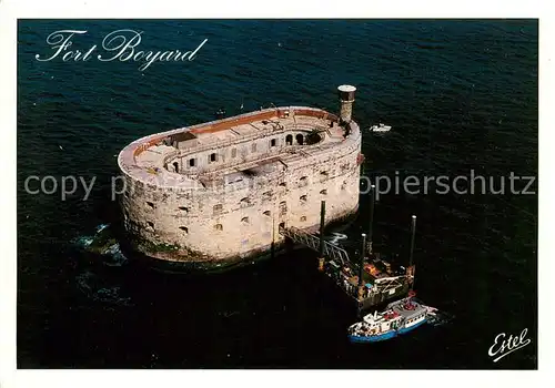 AK / Ansichtskarte Ile_d_Oleron_17_Charente Maritime Entre les iles dOleron et dAix Fort Boyard Vue aerienne 