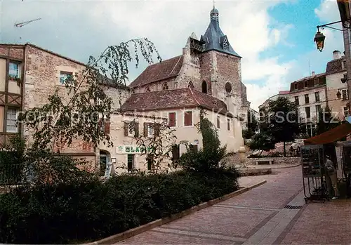 AK / Ansichtskarte Bergerac La place Pelissiere Leglise Saint Jacques Bergerac