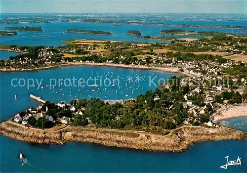 AK / Ansichtskarte Port Navalo_56_Morbihan La pointe le port et les iles du golfe Vue aerienne 