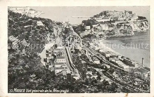 AK / Ansichtskarte 73815014 Monaco Vue generale de la Principaute Monaco