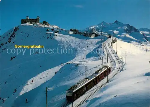 AK / Ansichtskarte 73815061 Bergbahn Gornergrat bei Zermatt Monte Rosa Gornergratbahn Bergbahn