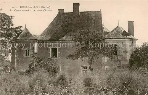 AK / Ansichtskarte Ruille sur Loir La Communaute Le vieux Chateau Ruille sur Loir