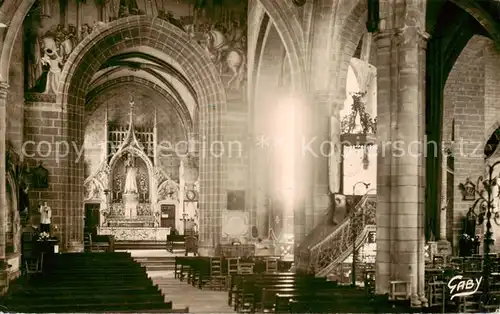 AK / Ansichtskarte Josselin Chapelle Notre Dame du Roncier interieur Josselin