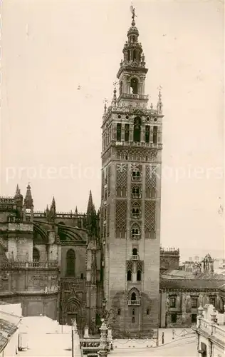 AK / Ansichtskarte 73815460 Sevilla_Andalucia_ES La Giralda Catedral 