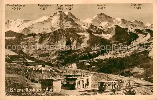 AK / Ansichtskarte Brienz_GR Brienz Rothorn Bahn Berner Oberland Brienz_GR