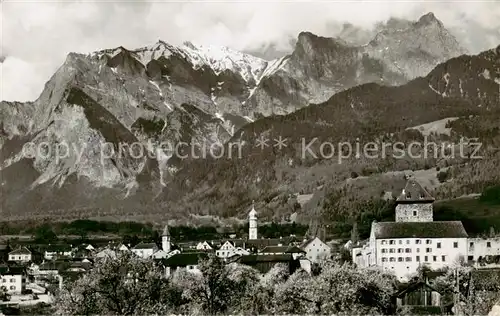 AK / Ansichtskarte  Maienfeld_GR mit Falknis 