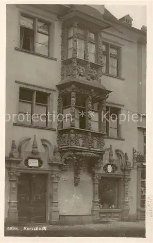 AK / Ansichtskarte  Rorschach_Bodensee_SG Haus mit Erker 