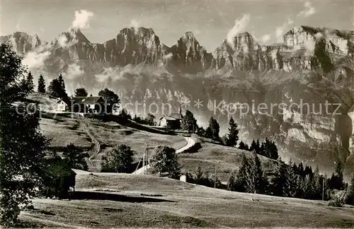 AK / Ansichtskarte  Oberberg_SZ Panorama mit Kapelle 