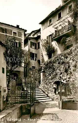 AK / Ansichtskarte  Gandria_Lago_di_Lugano Vicolo Gandria_Lago_di_Lugano