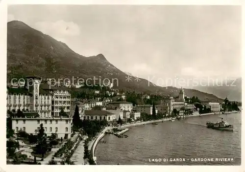 AK / Ansichtskarte 73815846 Gardone_Riviera_di_Garda_IT Panorama Lago di Garda 