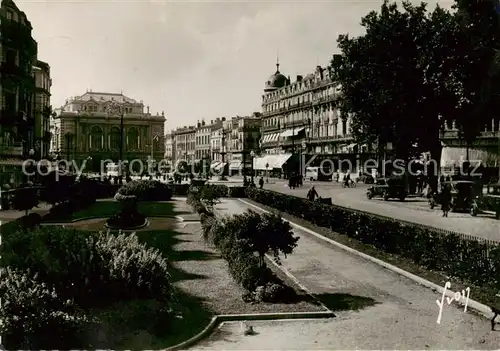 AK / Ansichtskarte  Montpellier_Herault Place de la Comedie Montpellier Herault