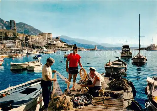 AK / Ansichtskarte 73815964 Monaco Scene pittoresque au port de Monaco Monaco