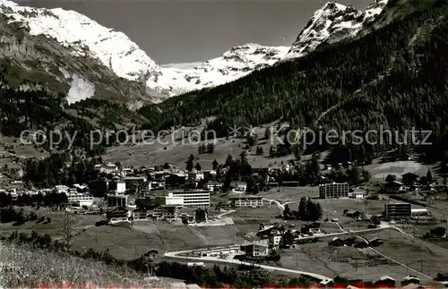 AK / Ansichtskarte  Leukerbad_Loueche-les-Bains_VS mit Balmhorn Gitzifurgge und Ferdenrothorn 