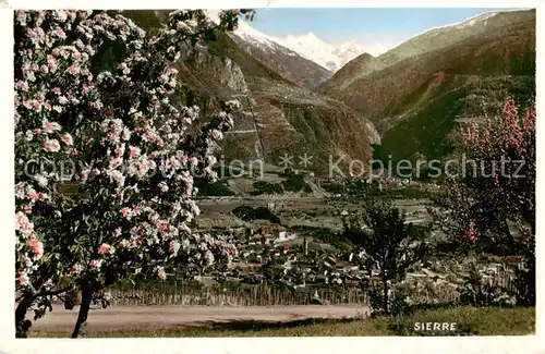 AK / Ansichtskarte  Sierre_Siders_VS Panorama 