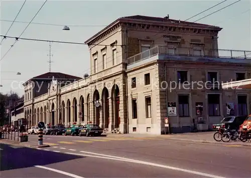 AK / Ansichtskarte Schaffhausen__SH Bahnhof 