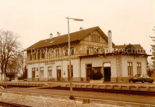 AK / Ansichtskarte Neuhausen_SH Bahnhof Neuhausen SH