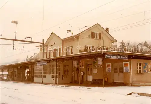 AK / Ansichtskarte Neuhausen_SH Bahnhof Neuhausen SH