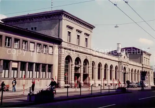 AK / Ansichtskarte Schaffhausen__SH Bahnhof 