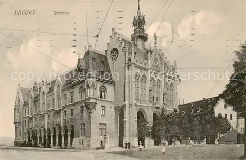 AK / Ansichtskarte 73816590 Erfurt Rathaus Erfurt