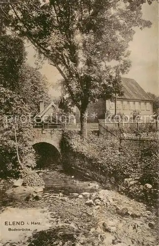 AK / Ansichtskarte 73816601 Elend_Harz Bodebruecke Elend_Harz